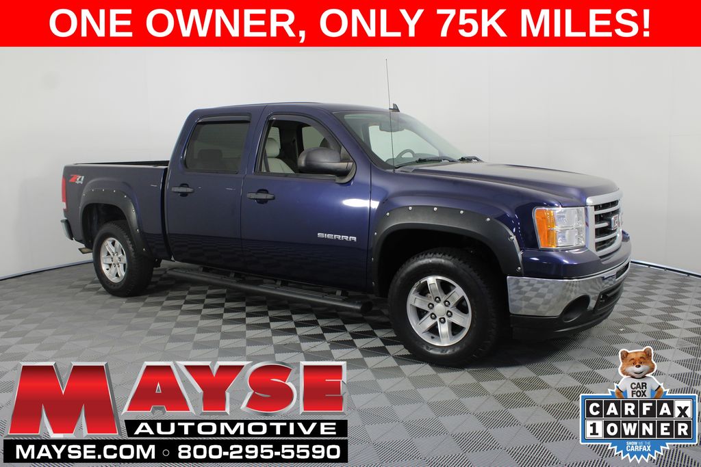 Midnight Blue Metallic 2012 GMC Sierra 1500 Pickup Truck Four-Wheel Drive 6-Speed Automatic