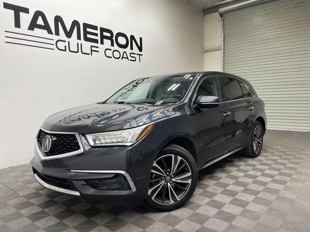 Gray 2020 Acura MDX FWD with Technology Package SUV / Crossover Front-Wheel Drive 9-Speed Automatic