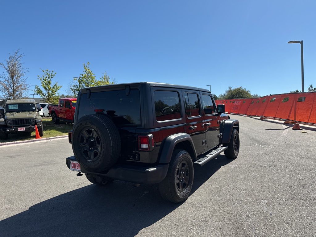 Used Car 2021 Jeep Wrangler  Unlimited Sport For Sale Under $30,000 In Austin, Texas