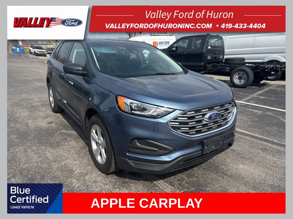 Blue Metallic 2019 Ford Edge SE FWD SUV / Crossover Front-Wheel Drive 8-Speed Automatic