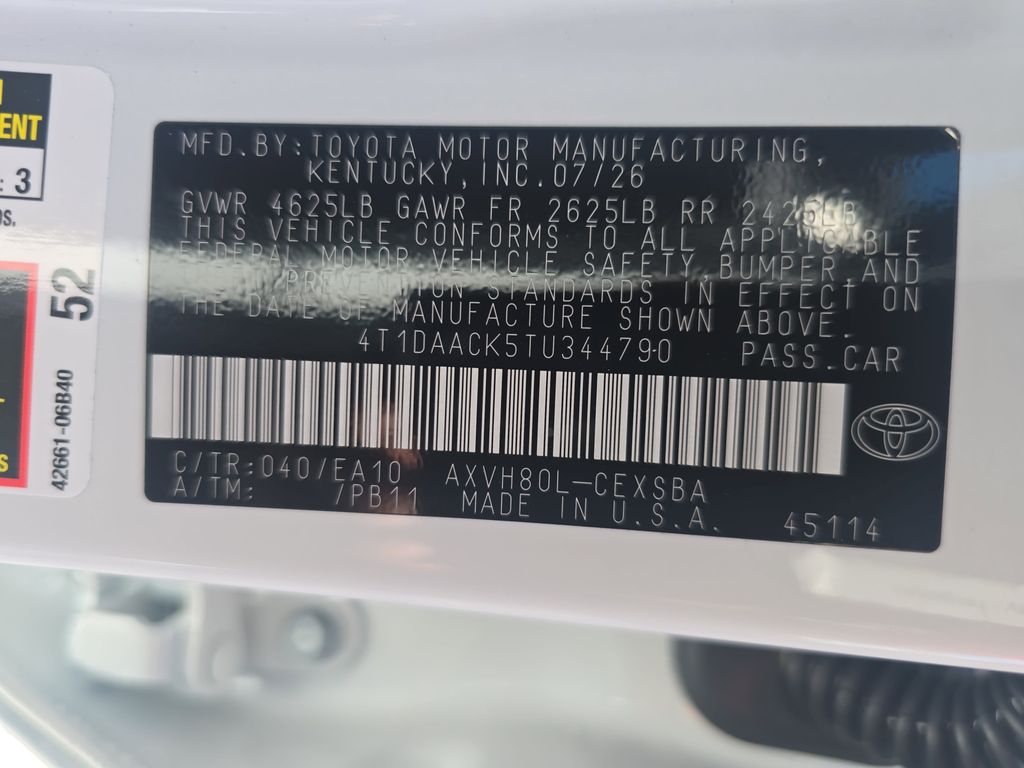 New 2026 Toyota Camry Sedan