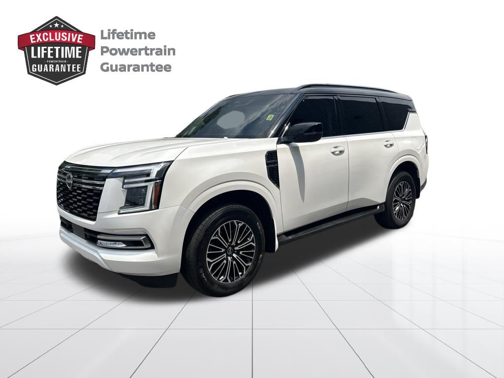 Aspen White Tricoat 2025 Nissan Armada SUV / Crossover 4X2 9-Speed Automatic