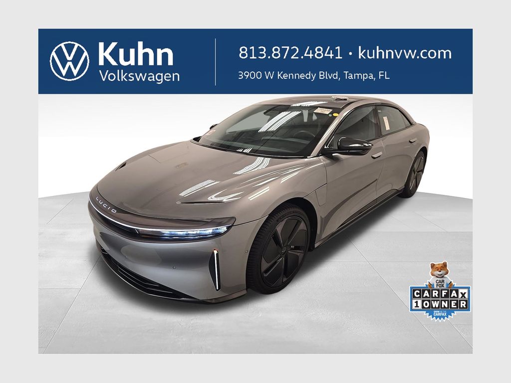 Cosmos Silver Metallic 2024 Lucid Air Sedan All-Wheel Drive 1-Speed Automatic