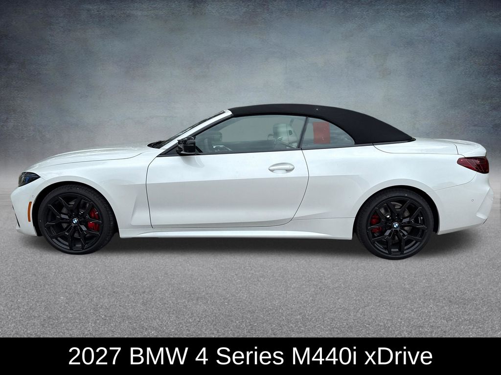 White Metallic 2027 BMW 4 Series M440i Convertible xDrive Convertible All-Wheel Drive 8-Speed Automatic
