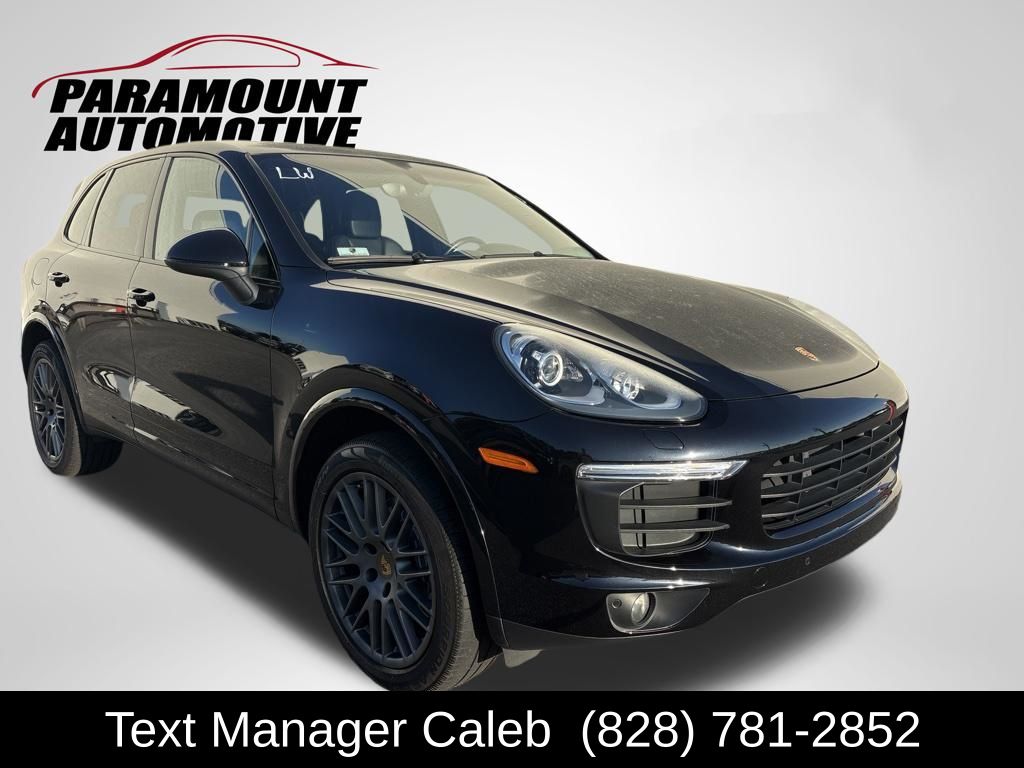 Black 2017 Porsche Cayenne SUV / Crossover 8-Speed Automatic