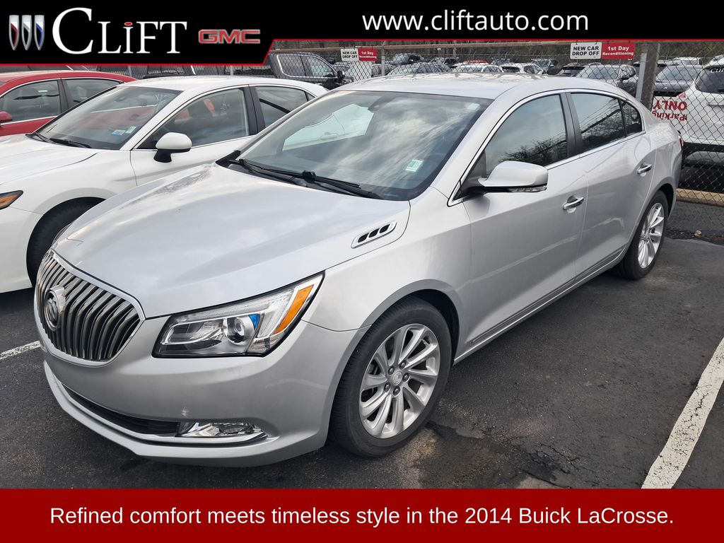 Quicksilver Metallic 2014 Buick LaCrosse Leather FWD Sedan Front-Wheel Drive 6-Speed Automatic Overdrive