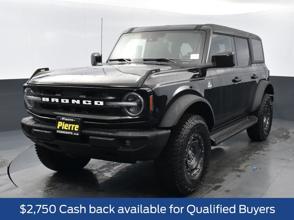 Shadow Black 2025 Ford Bronco Outer Banks 4-Door 4WD SUV / Crossover Four-Wheel Drive Automatic