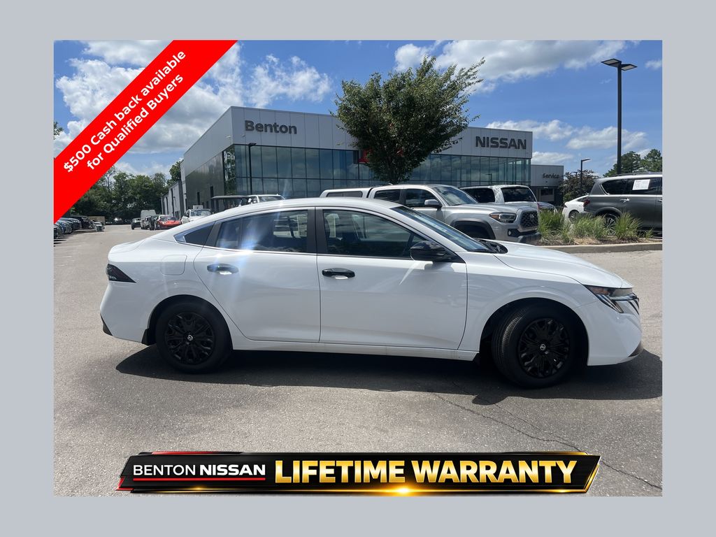 White (Fresh Powder) 2026 Nissan Sentra Sedan Front-Wheel Drive Continuously Variable Transmission