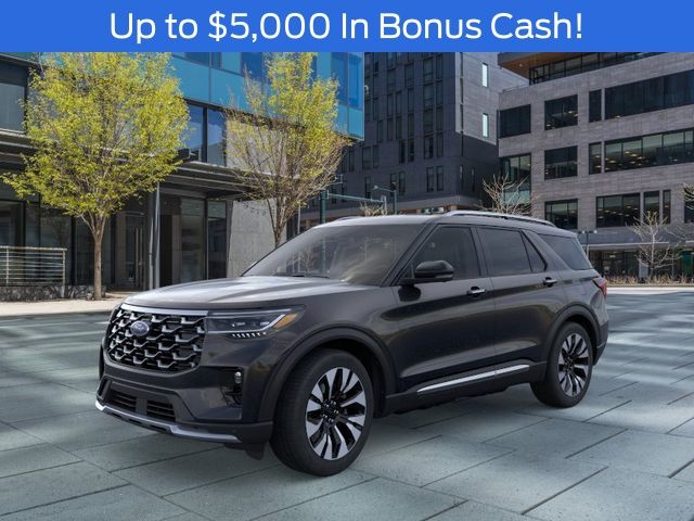 Agate Black Metallic 2026 Ford Explorer SUV / Crossover All-Wheel Drive Automatic
