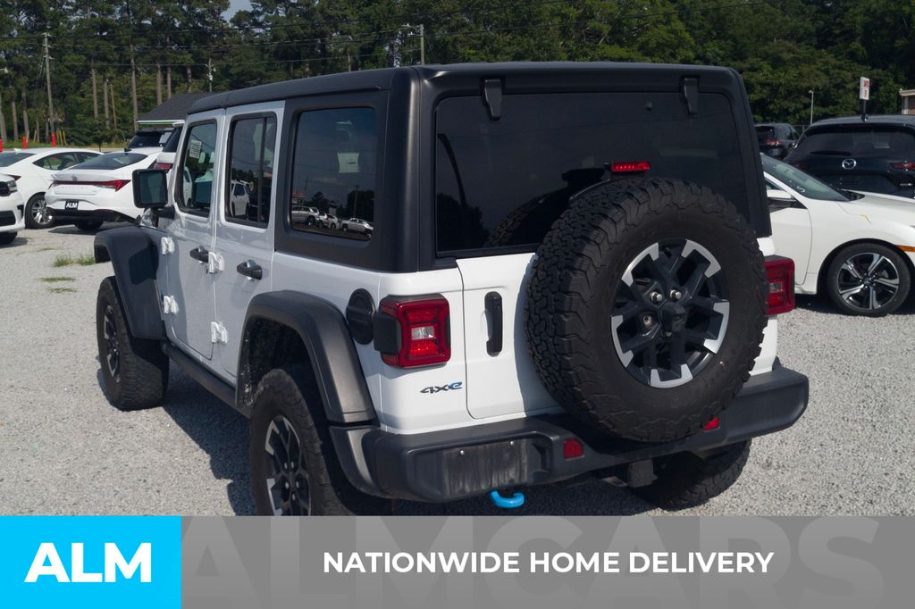 Used 2024 White Jeep Rubicon 4xe image 4
