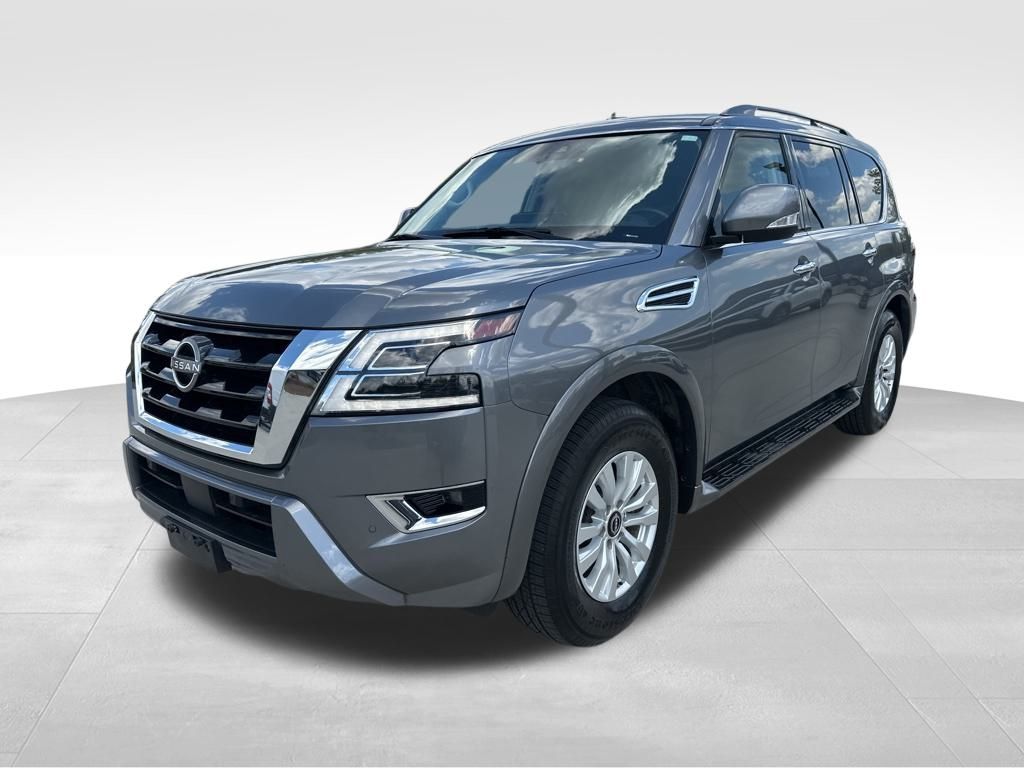 2023 Gun Metallic Nissan Armada SV RWD SUV