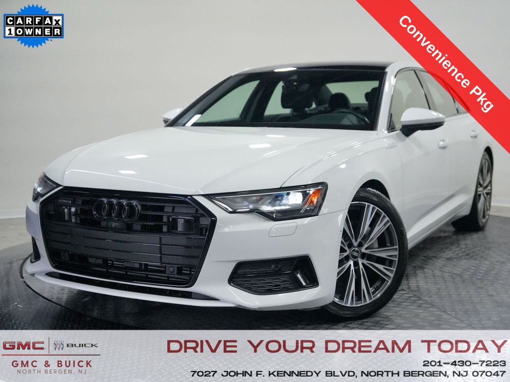Glacier White Metallic 2023 Audi A6 Sedan All-Wheel Drive 7-Speed Automatic