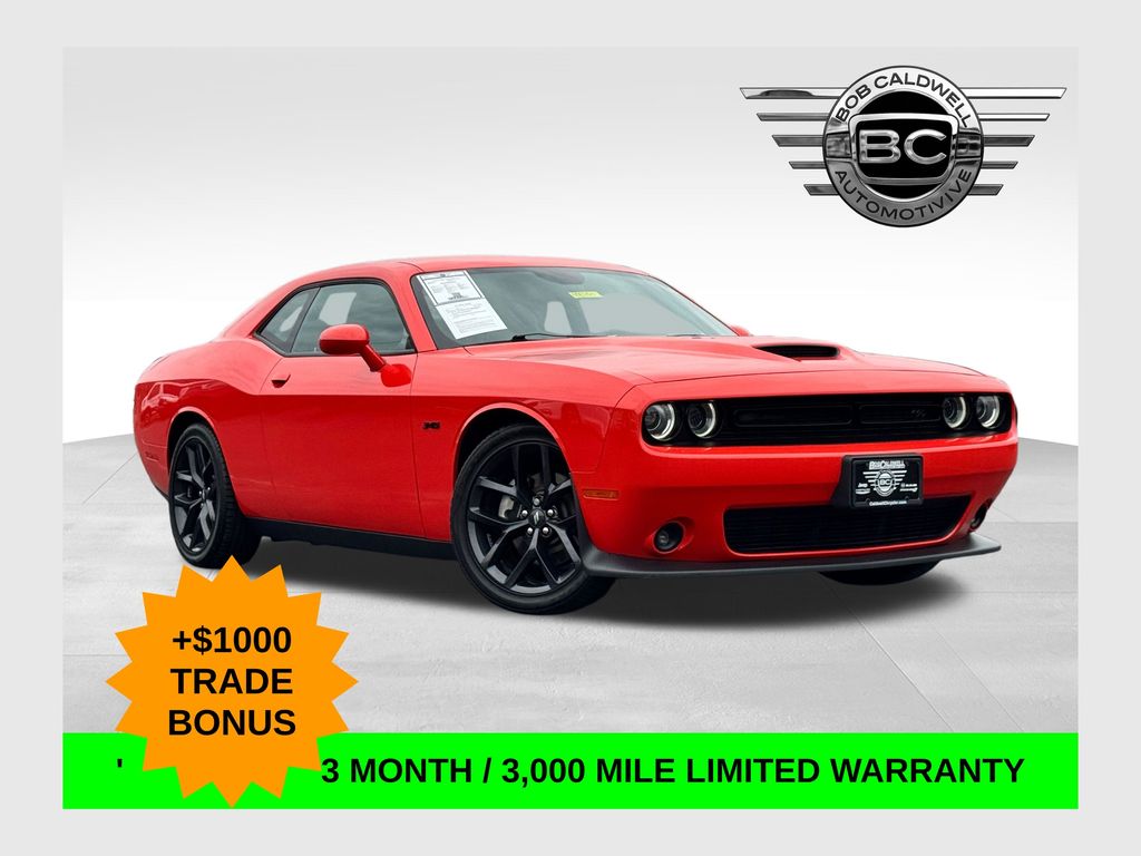 Go Mango! 2023 Dodge Challenger Coupe Rear-Wheel Drive 6-Speed Manual