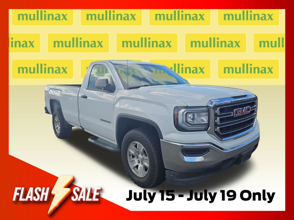 Summit White 2018 GMC Sierra 1500 Pickup Truck 4X2 6-Speed Automatic Overdrive