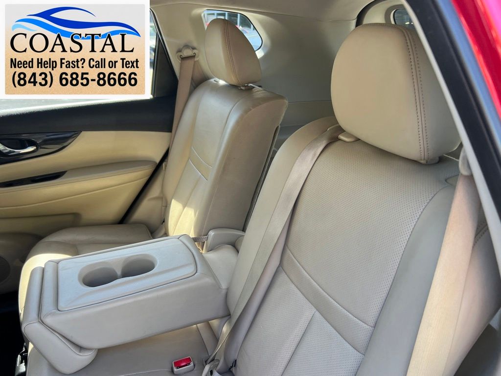 2017 Nissan Rogue SL Red at Coastal Chevrolet Cadillac