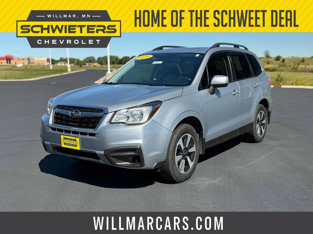 Ice Silver Metallic 2018 Subaru Forester SUV / Crossover All-Wheel Drive Continuously Variable Transmission