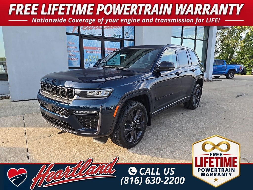 Fathom Blue Pearlcoat 2027 Jeep Grand Cherokee SUV / Crossover Four-Wheel Drive 8-Speed Automatic
