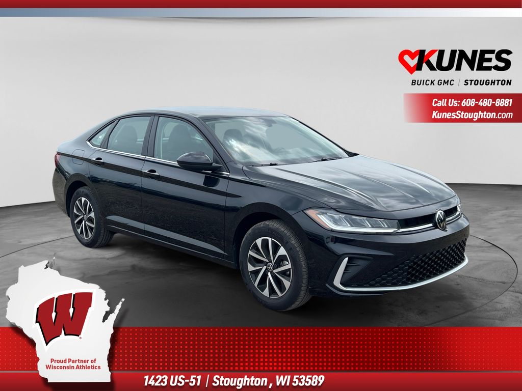 Deep Black 2026 Volkswagen Jetta Sedan Front-Wheel Drive 8-Speed Automatic