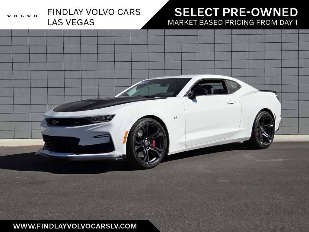 Summit White 2023 Chevrolet Camaro Coupe Rear-Wheel Drive 6-Speed Manual
