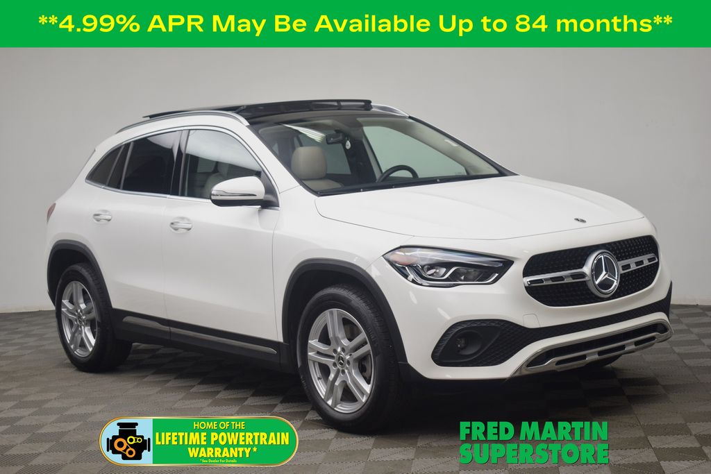 Polar White 2021 Mercedes-Benz GLA SUV / Crossover All-Wheel Drive 8-Speed Dual Clutch