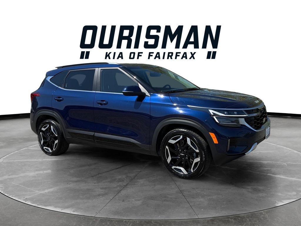 Dark Ocean Blue 2024 Kia Seltos SX AWD SUV / Crossover All-Wheel Drive 8-Speed Automatic