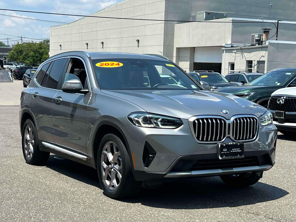 Skyscraper Gray Metallic 2024 BMW X3 SUV / Crossover All-Wheel Drive 8-Speed Automatic