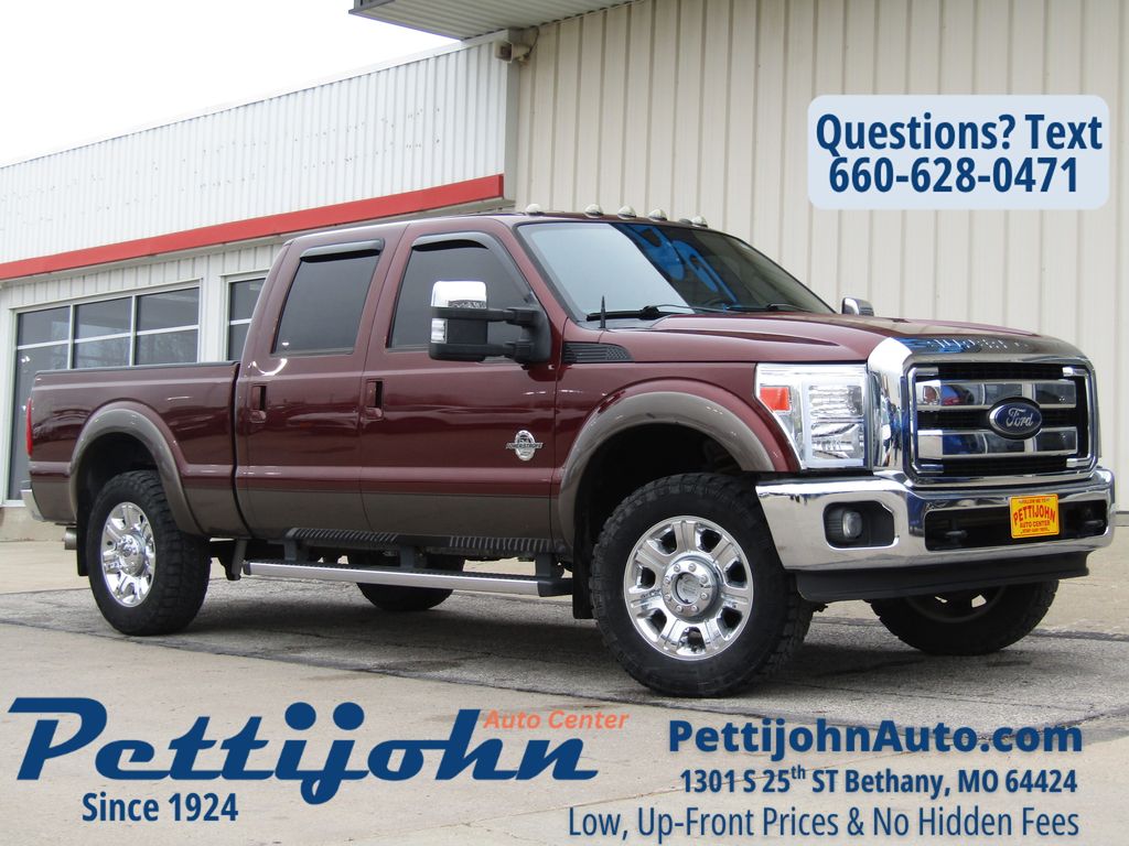 2015 Ford F-250 Super Duty Lariat Crew Cab 4WD Pickup Truck Four-Wheel Drive 6-Speed Automatic Overdrive