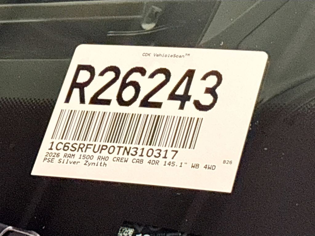 2026 Ram 1500 RHO