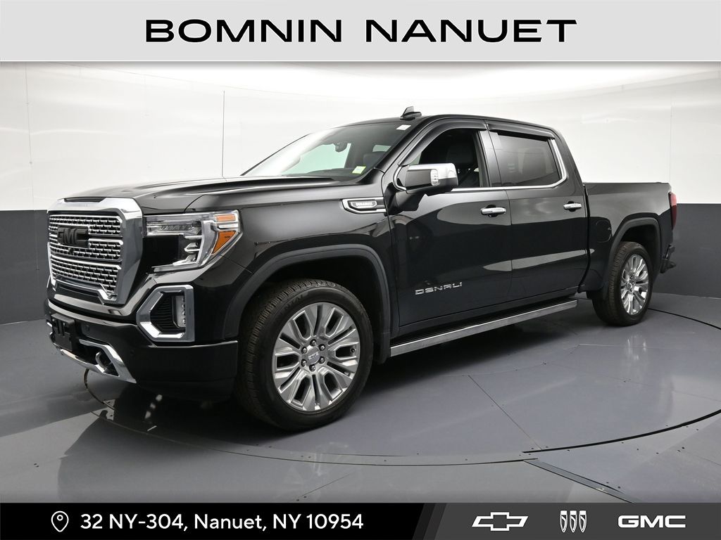 Onyx Black 2021 GMC Sierra 1500 Denali Crew Cab 4WD Pickup Truck Four-Wheel Drive Automatic