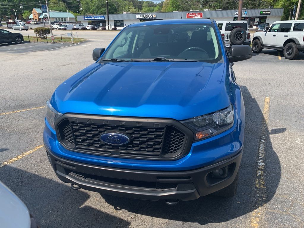Blue Metallic 2021 Ford Ranger XL SuperCrew RWD Pickup Truck 4X2 Automatic
