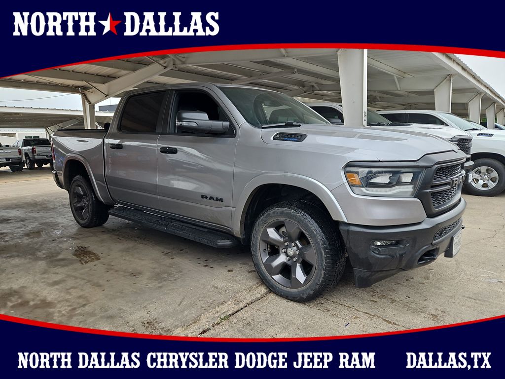 Billet Silver Metallic Clearcoat 2024 RAM 1500 Big Horn Crew Cab 4WD Pickup Truck Four-Wheel Drive 8-Speed Automatic