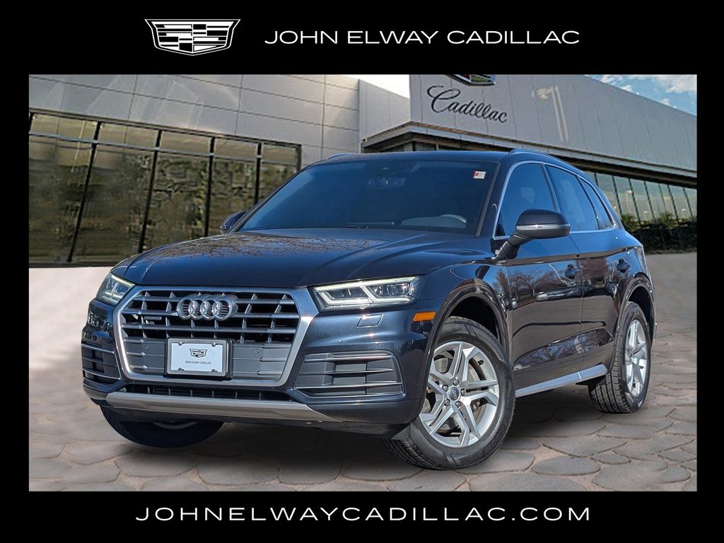 Moonlight Blue Metallic 2018 Audi Q5 2.0 TFSI quattro Premium Plus SUV / Crossover All-Wheel Drive 7-Speed Automatic