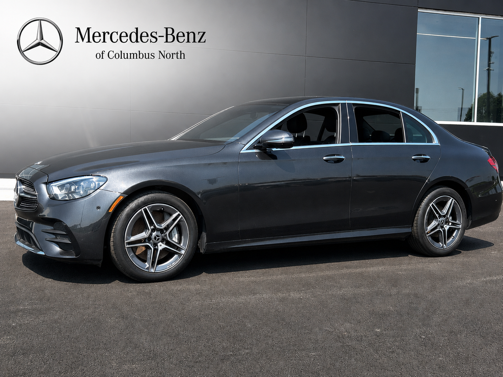 Graphite Gray Metallic 2023 Mercedes-Benz E-Class Sedan All-Wheel Drive 9-Speed Automatic
