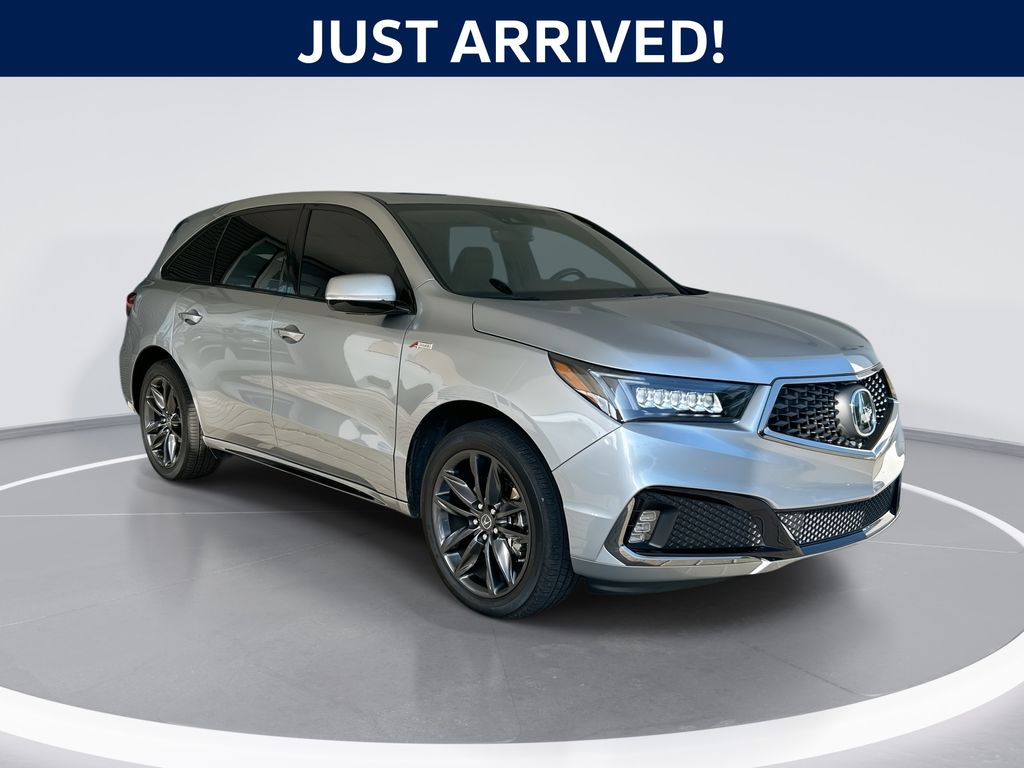 Lunar Silver Metallic 2020 Acura MDX SUV / Crossover All-Wheel Drive 9-Speed Automatic