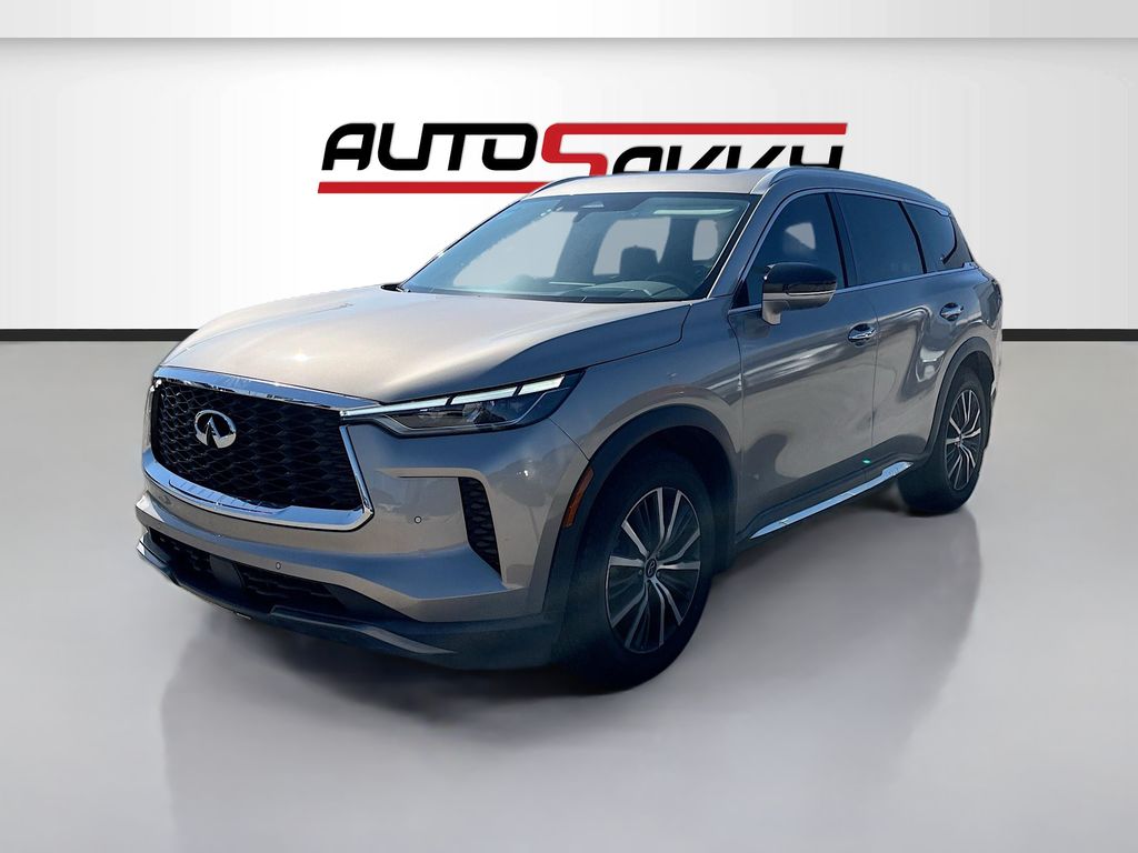 2023 INFINITI QX60 Sensory Silver at Bayshore Chrysler Jeep Dodge Ram