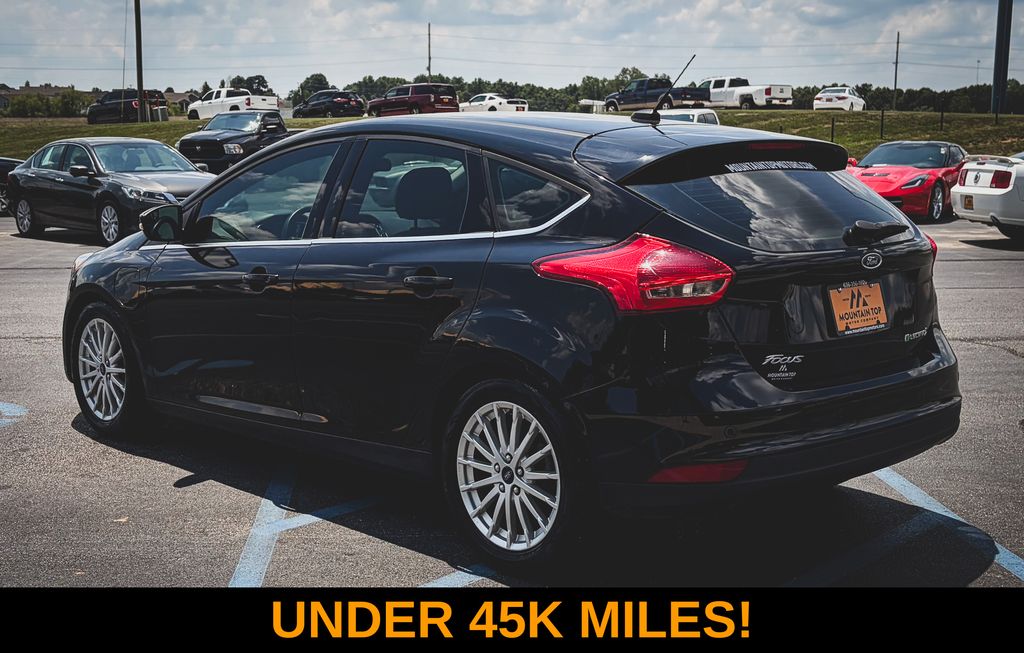 Shadow Black 2017 Ford Focus Electric Hatchback Front-Wheel Drive 1-Speed Automatic