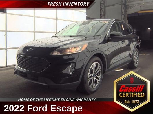 Black Metallic 2022 Ford Escape SUV / Crossover All-Wheel Drive 8-Speed Automatic
