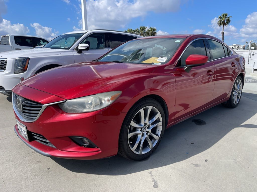 Soul Red Metallic 2014 Mazda MAZDA6 i Grand Touring Sedan Front-Wheel Drive 6-Speed Automatic