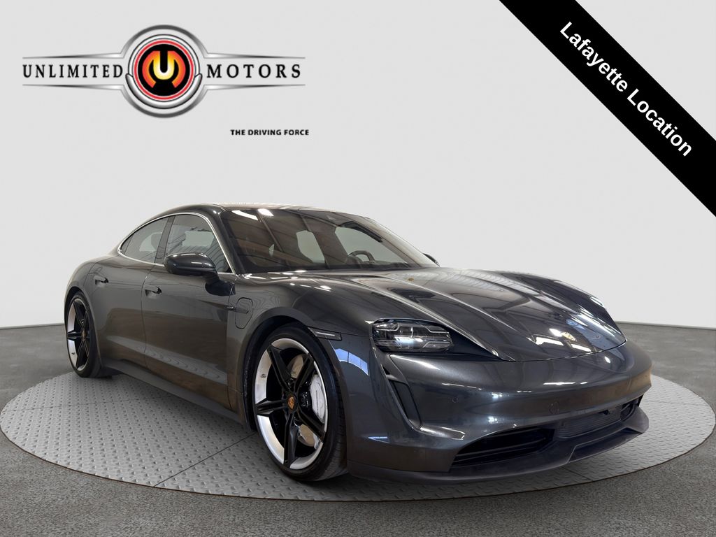 Gray 2020 Porsche Taycan Sedan All-Wheel Drive 2-Speed Automatic