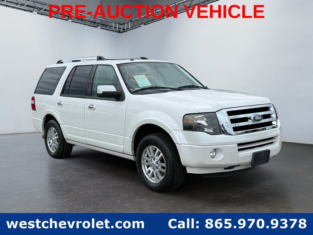 White Platinum Clearcoat Metallic 2012 Ford Expedition SUV / Crossover 4X2 6-Speed Automatic