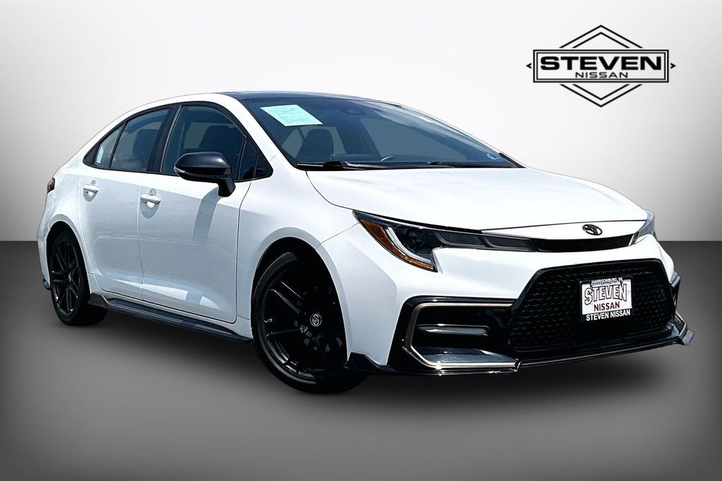 Black Sand Pearl 2022 Toyota Corolla Sedan Front-Wheel Drive Continuously Variable Transmission
