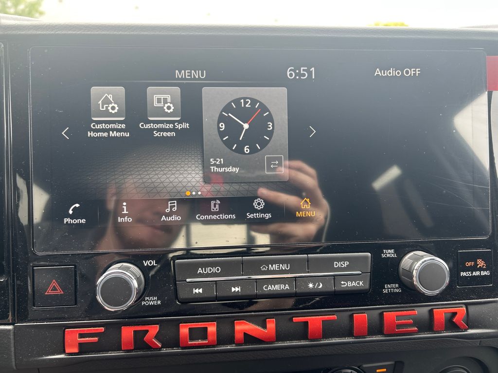 2025 Nissan Frontier PRO-4X Red at South Hills Kia