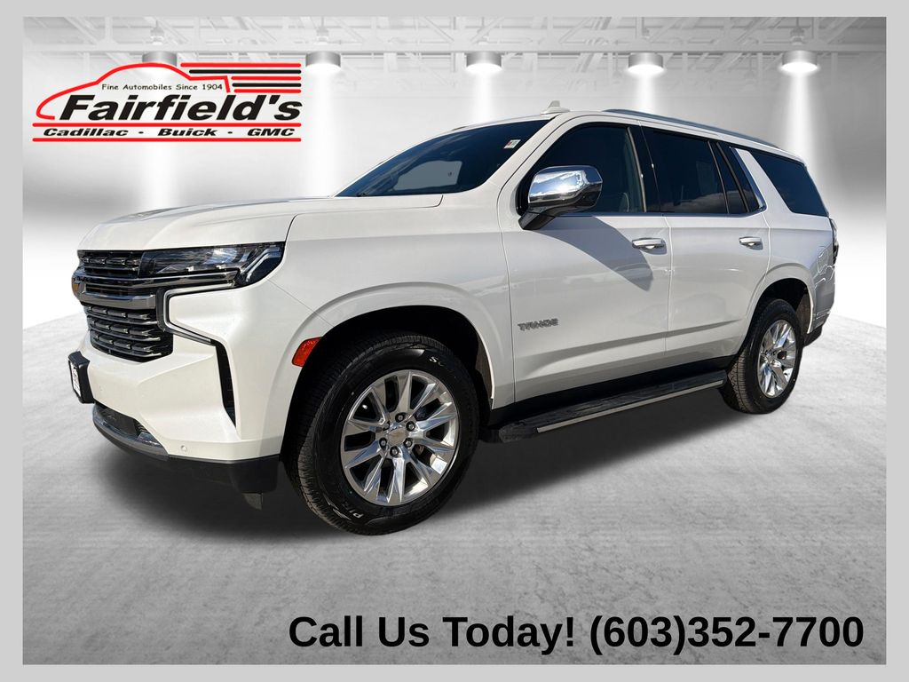 White (Iridescent Pearl Tricoat) 2021 Chevrolet Tahoe SUV / Crossover Four-Wheel Drive Automatic