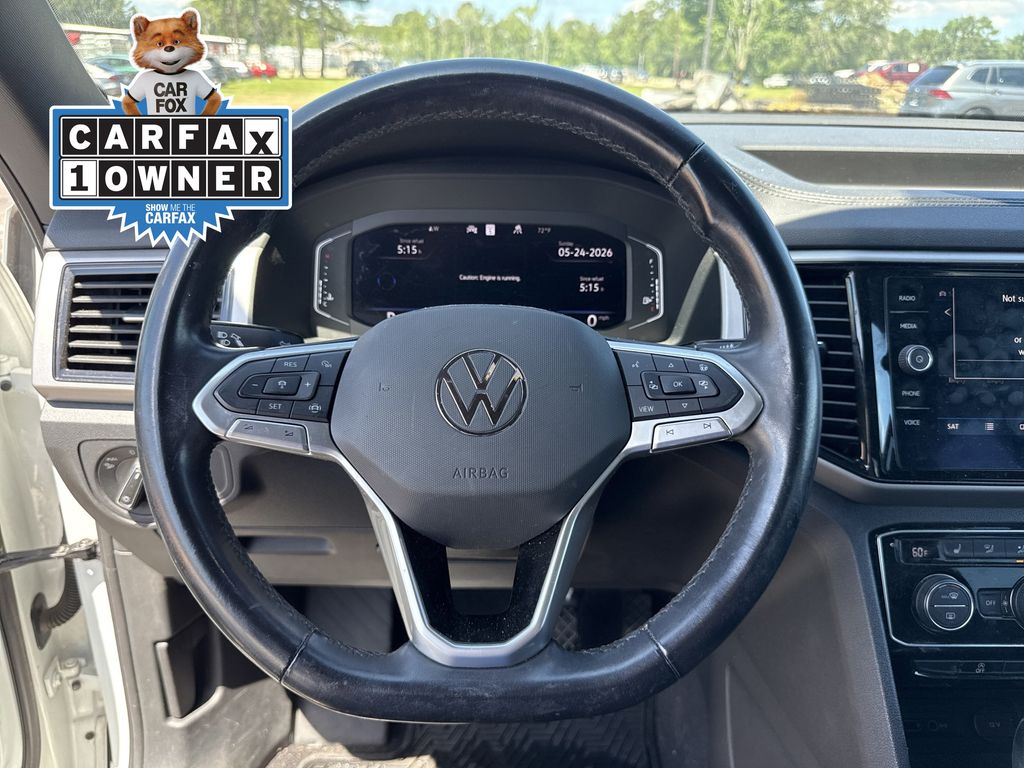 2020 Volkswagen Atlas Cross Sport 2.0T SEL White at AutoSavvy Houston Southwest