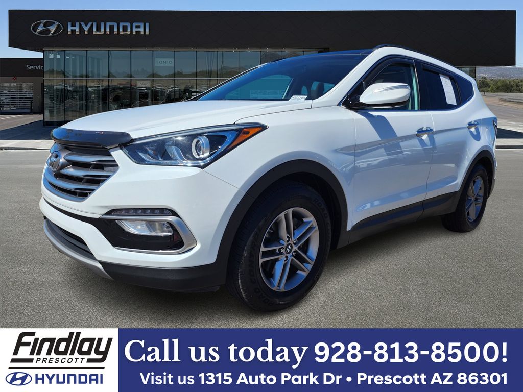 Frost White Pearl 2017 Hyundai Santa Fe Sport 2.4L FWD SUV / Crossover Front-Wheel Drive 6-Speed Automatic