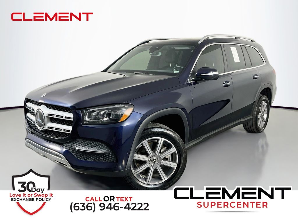 Lunar Blue Metallic 2022 Mercedes-Benz GLS SUV / Crossover All-Wheel Drive 9-Speed Automatic