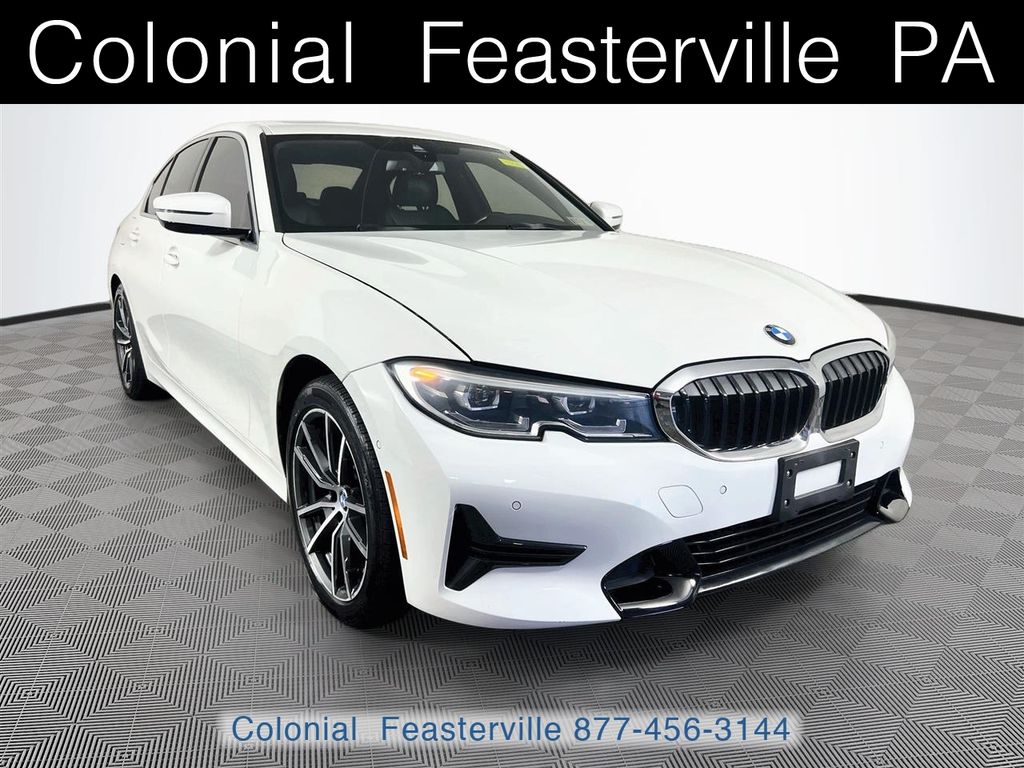 Alpine White 2021 BMW 3 Series Sedan All-Wheel Drive 8-Speed Automatic