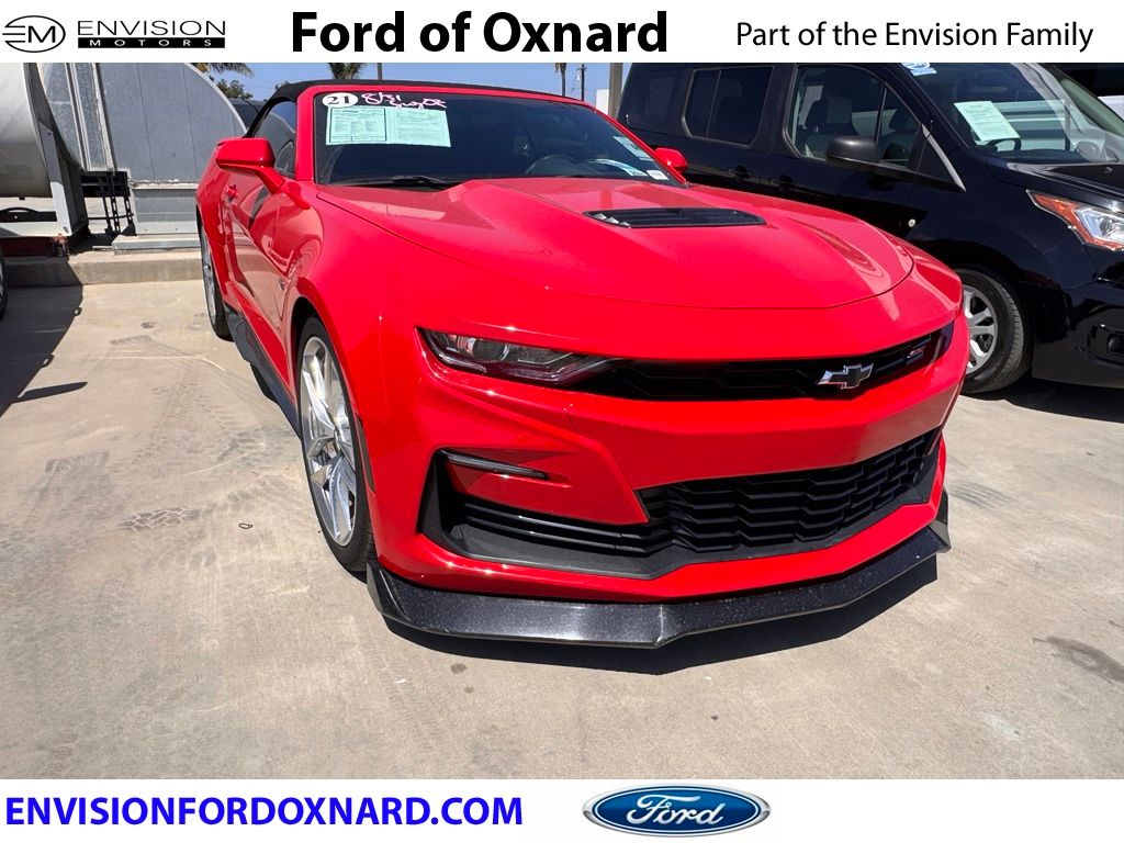 Red 2021 Chevrolet Camaro Convertible Rear-Wheel Drive Automatic
