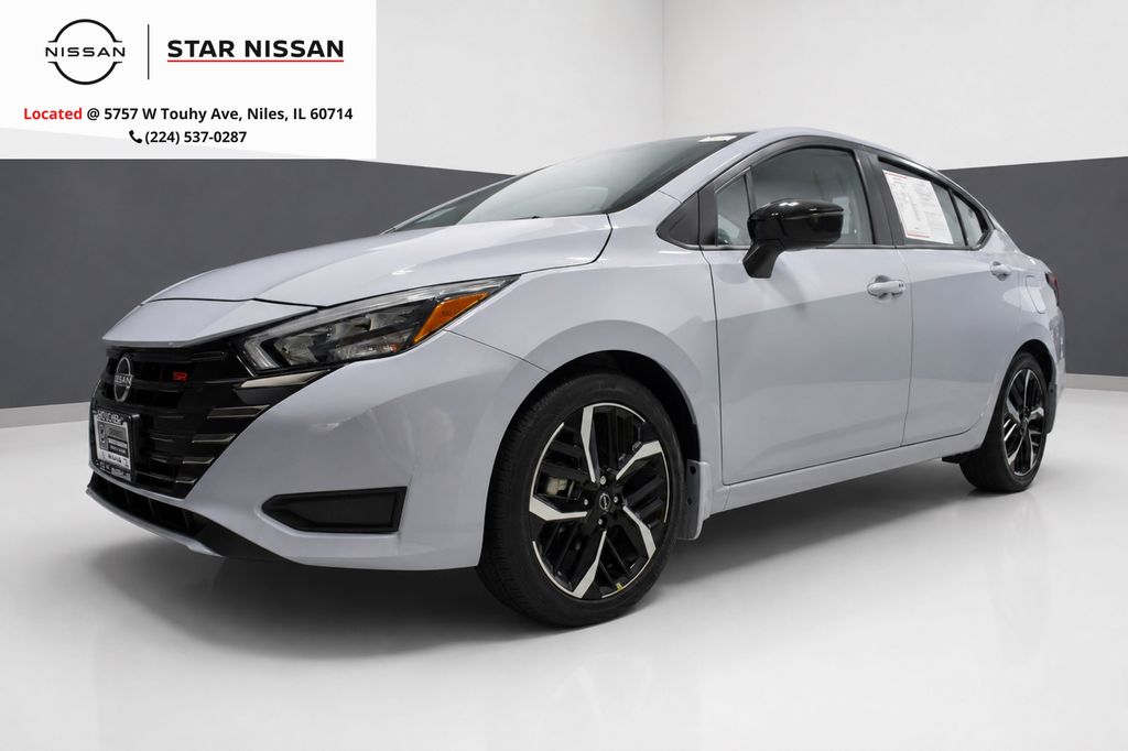 Gray Sky Pearl 2025 Nissan Versa Sedan Front-Wheel Drive Continuously Variable Transmission