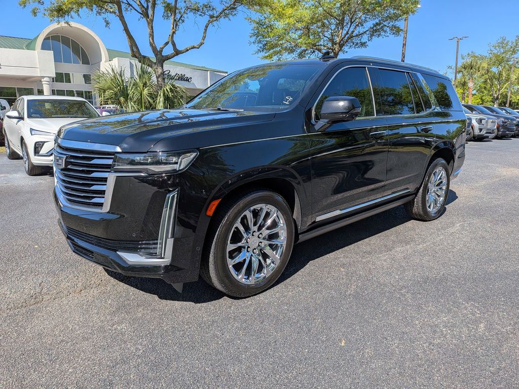 Black Raven 2021 Cadillac Escalade Premium Luxury Platinum AWD SUV / Crossover Four-Wheel Drive